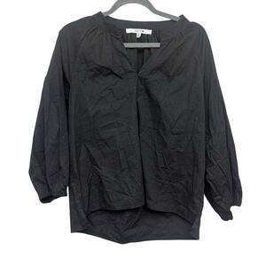 Joes black quarter sleeve blouse size medium